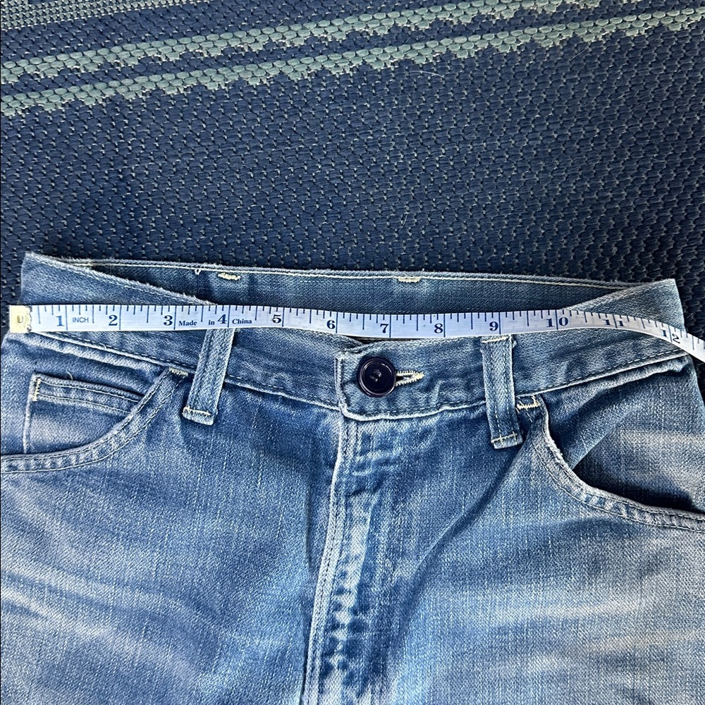 Wrangler Vintage 70’s Classic Blue Denim Jeans. High rise, wide leg. Size 9 - Picture 3 of 8
